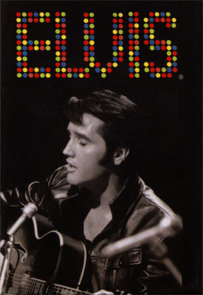 Elvis in-Lights Poster
