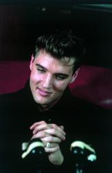 Elvis Presley at a press conference