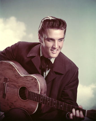 Elvis Presley in brown
