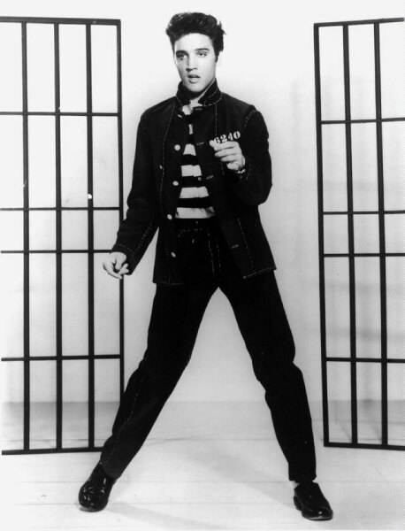 Elvis Presley in Jailhouse Roll

