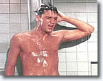 Elvis Presley nude in shower
