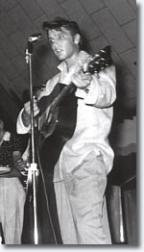 Elvis Presley performing live