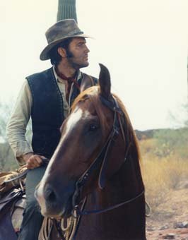 Elvis Presley riding horse

