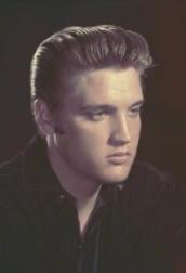 Elvis Presley wearing black