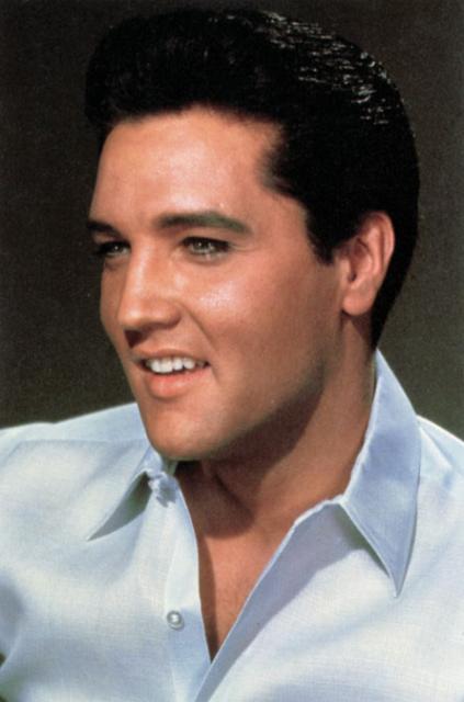 Elvis Presley with an elegant look