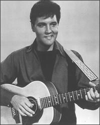 Elvis Presley with his charming smile
