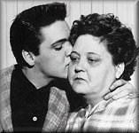 Elvis Presley with his mother
