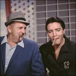 Elvis Presley with with Tom Parker
