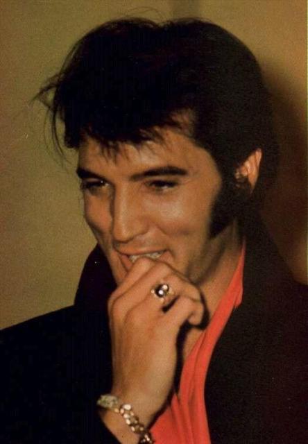 Elvis with his charming smile
