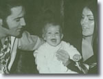 Elvis daughter Lisa and Elvis wife Priscilla
