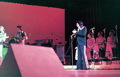 on stage Elvis
