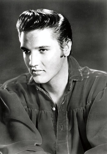 protrait of young Elvis
