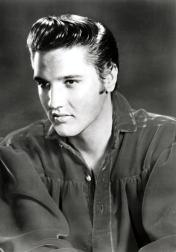 protrait of young Elvis