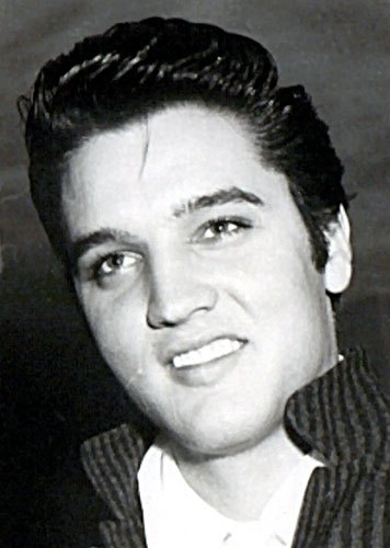 young Elvis Presley protrait
