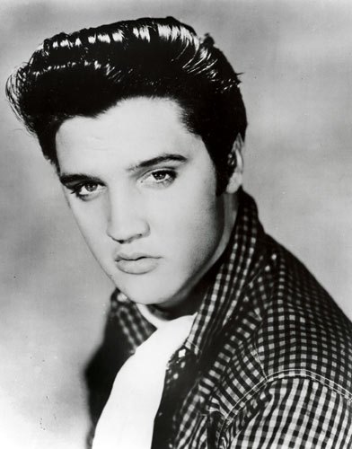young Elvis protrait
