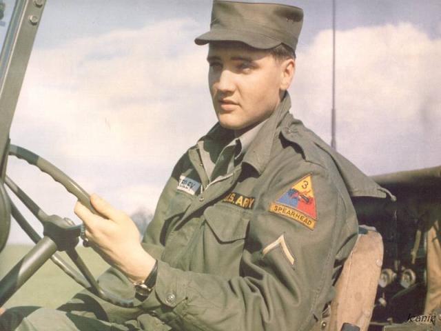 Elvis in army