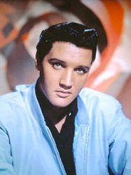 Elvis in blue jacket
